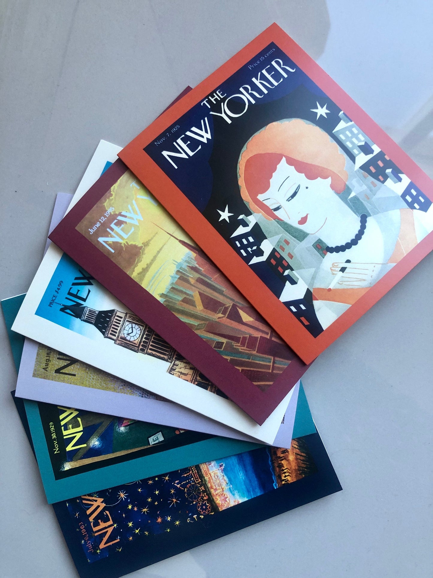New Yorker Set of 6 Blank Greeting Cards