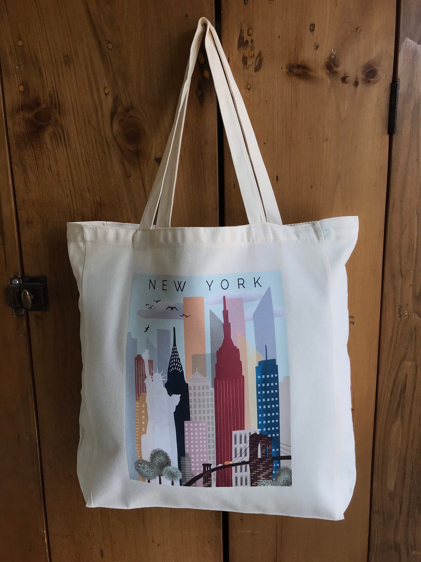 New York City Skyline Tote Bag
