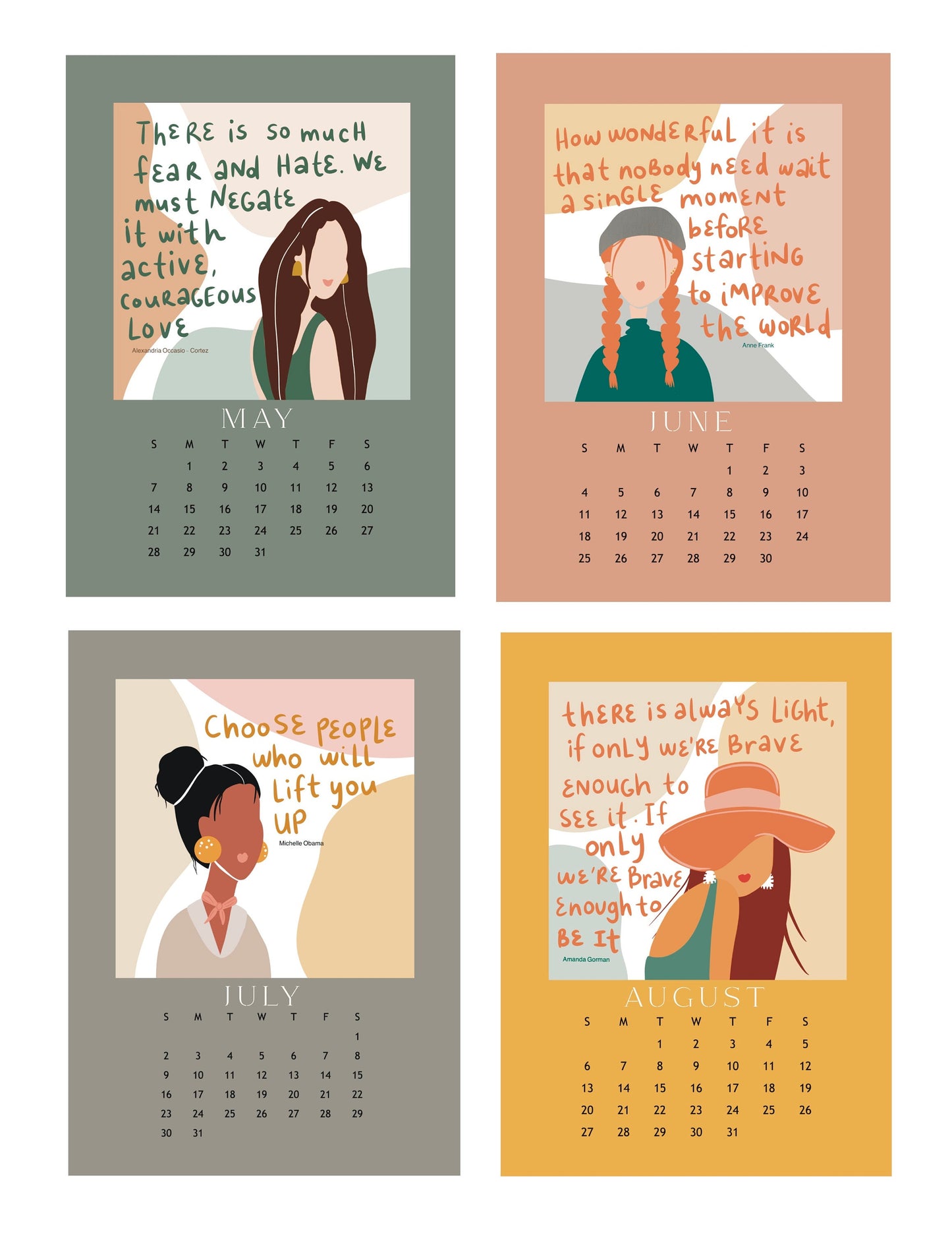 2024 Women's Desk Calendar