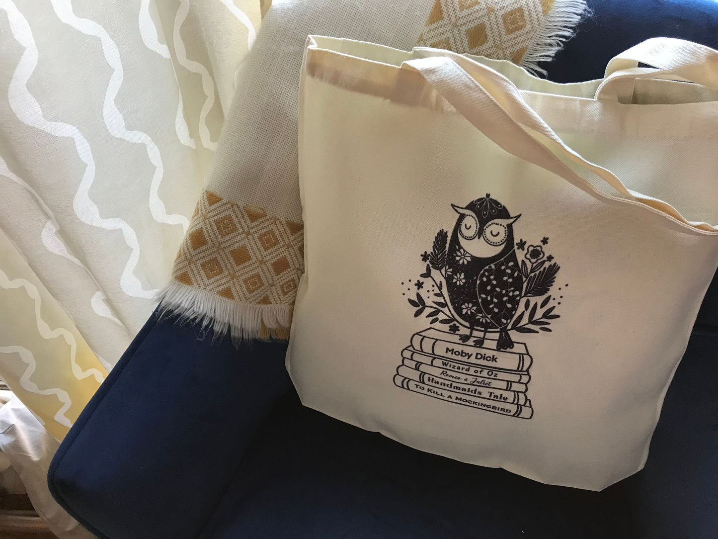 Book Lover Customizable Tote Bag