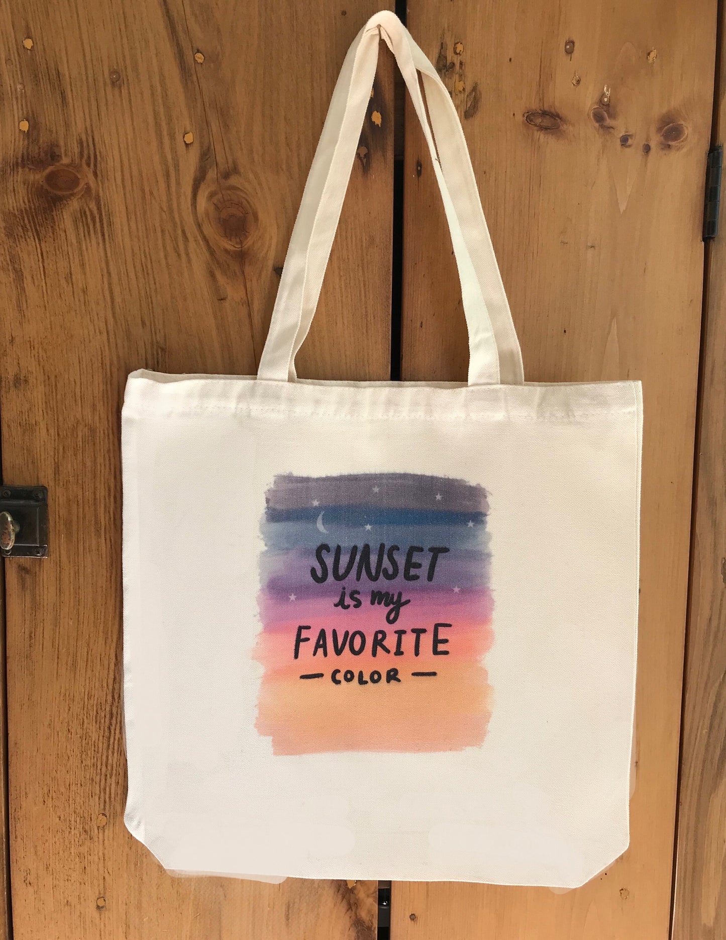 Sunset Is my Favourite Colour Tote Bag