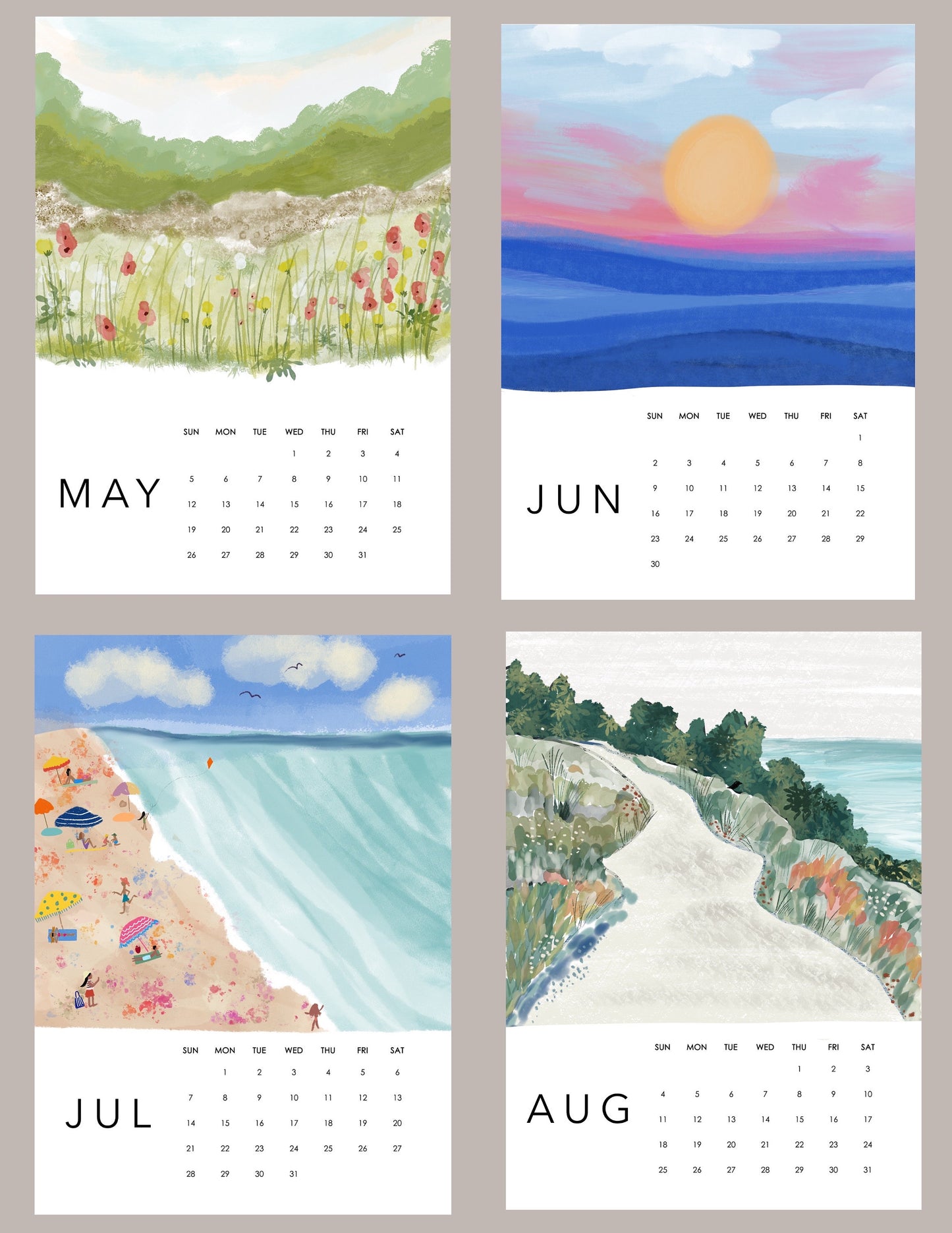 2024 Painted Landscape Calendar